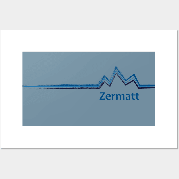 zermatt switzerland Wall Art by leewarddesign